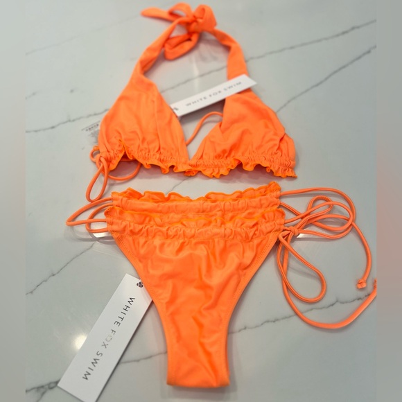 WhiteFox Shock Orange Bikini Set 🍑🍊🧡 - Picture 2 of 6